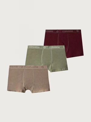 Obrázek produktu Converse boxerky dětské s bavlnou 3-pack béžová