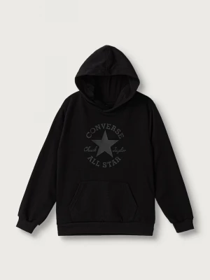 Obrázek produktu Converse mikina s kapucí dětská s bavlnou černá