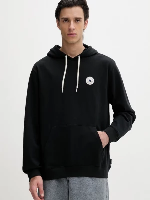 Obrázek produktu Converse mikina s kapucí pánská s bavlnou černá