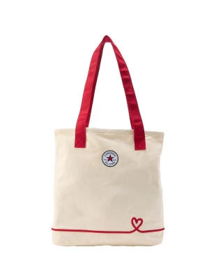 Obrázek produktu CONVERSE Nákupní taška 'VALENTINE' světle béžová / červená