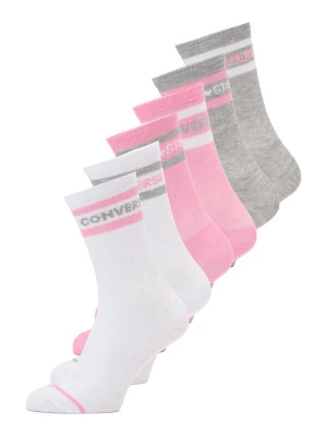 Obrázek produktu CONVERSE Ponožky 'WORDMARK' šedá / růžová / bílá