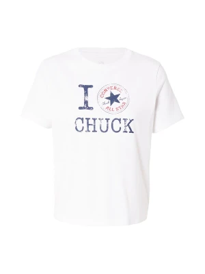 Obrázek produktu CONVERSE Tričko 'I LOVE CHUCK' marine modrá / červená / bílá