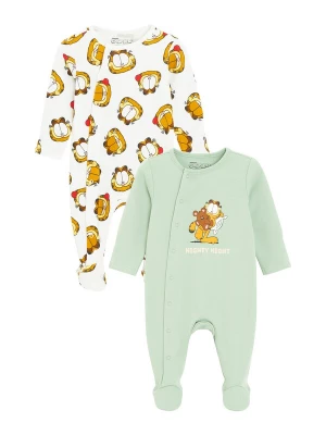 Obrázek produktu Cool Club Dupačky / body 'GARFIELD' světle zelená / oranžová / bílá