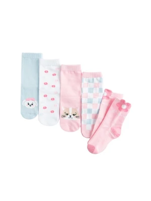 Obrázek produktu Cool Club Ponožky světlemodrá / světle růžová / offwhite