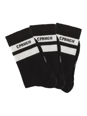 Obrázek produktu Copenhagen Studios Sportovní ponožky černá / bílá