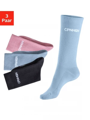 Obrázek produktu Copenhagen Studios Sportovní ponožky světlemodrá / růžová / černá / bílá