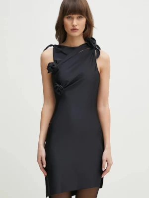 Obrázek produktu coperni Šaty Coperni Asymmetric Flower černá