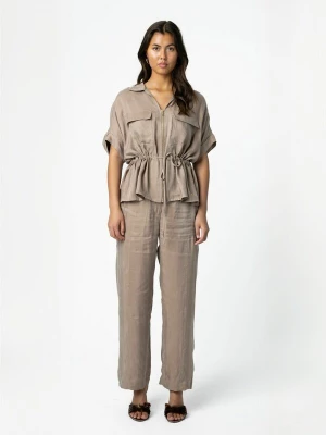 Obrázek produktu Coster Copenhagen Tričko ' Blouse with zipper and bow in ' šedá