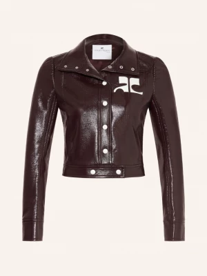 Obrázek produktu Courrèges Cropped Bunda tmavě červená
