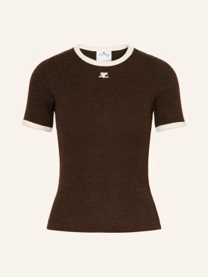 Obrázek produktu Courrèges Tričko Heather tmavě hnědá / tmavě modrá