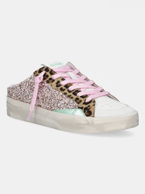 Obrázek produktu Crime London Kožené sneakers boty Crime London SK8 DELUX SABOT růžová