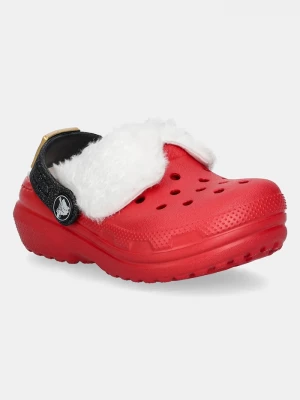 Obrázek produktu Crocs Dětské pantofle Crocs CLASSIC LINED SANTA CLOG červená