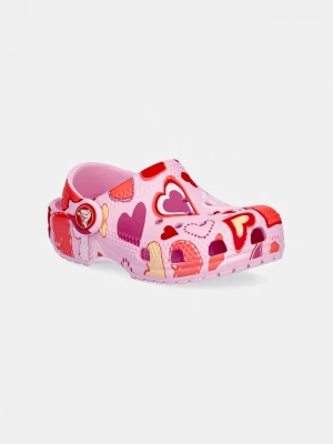 Obrázek produktu Crocs Dětské pantofle Crocs CLASSIC VDAY CLOG růžová