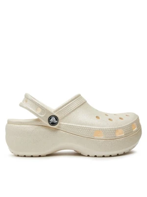 Obrázek produktu Crocs Nazouváky Classic Platform Glitter Clog W 207241 Écru Krémová