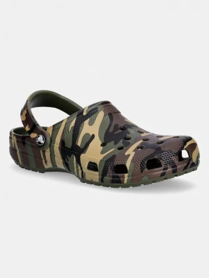 Obrázek produktu Crocs pánské pantofle Classic Camouflage Clog zelená