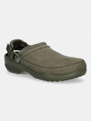 Obrázek produktu Crocs pánské pantofle Classic Crafted Vegan Suede Cg zelená