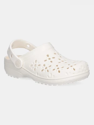 Obrázek produktu Crocs Pantofle Crocs CLASSIC FLORAL CUT OUT CLOG KIDS béžová