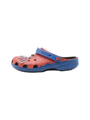 Obrázek produktu Crocs Pantofle 'SpidermanWeb' noční modrá / safírová / ohnivá červená / bílá
