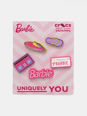 Obrázek produktu Crocs Připínačky na dětské boty Crocs Barbie Retro 5 Pck 5-pack růžová
