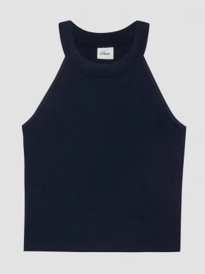Obrázek produktu Crop top s žebrovanou strukturou s.Oliver modrá