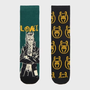 Obrázek produktu Cropp - 2 pack ponožky Loki - petrolejová