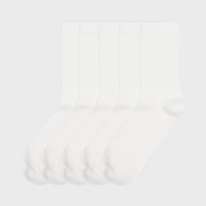 Obrázek produktu Cropp - 5 pack ponožky BASIC - bílá
