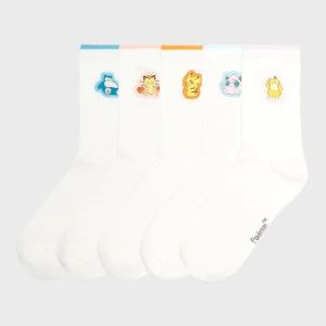 Obrázek produktu Cropp - 5 pack ponožky Pokémon - bílá
