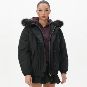 Obrázek produktu Cropp - Bunda bomber s kapucí - černý
