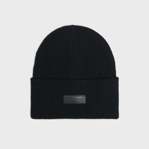Obrázek produktu Cropp - Černá beanie s nášivkou - černý