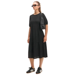 Obrázek produktu Cropp - Černé midi šaty - černý