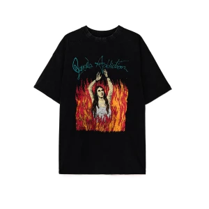 Obrázek produktu Cropp - Černé tričko s potiskem Jane’s Addiction - černý