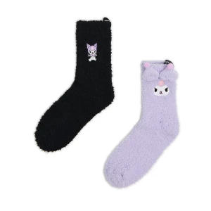 Obrázek produktu Cropp - Chlupaté ponožky Kuromi - levandulová