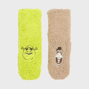 Obrázek produktu Cropp - Chlupaté ponožky Shrek and Donkey - vícebarevná