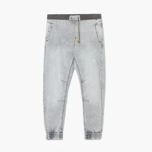 Obrázek produktu Cropp - Džínové kalhoty joggers se sepraným efektem - světle šedá