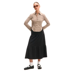 Obrázek produktu Cropp - Midi sukně s volány - černý