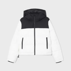 Obrázek produktu Cropp - Prošívaná bunda puffer s kapucí - bílá