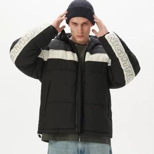 Obrázek produktu Cropp - Prošívaná bunda puffer s kapucí - černý