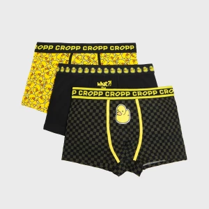 Obrázek produktu Cropp - Sada 3 boxerek - žlutá