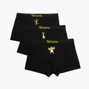 Obrázek produktu Cropp - Sada 3 kusů boxerek s potiskem Shrek - černý
