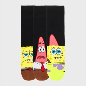 Obrázek produktu Cropp - Sada 3 párů ponožek SpongeBob SquarePants - černý