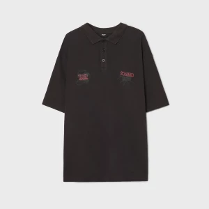 Obrázek produktu Cropp - Tričko polo s potiskem - černý