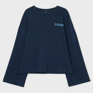 Obrázek produktu Cropp - Tričko s dlouhými rukávy - tmavomodrá