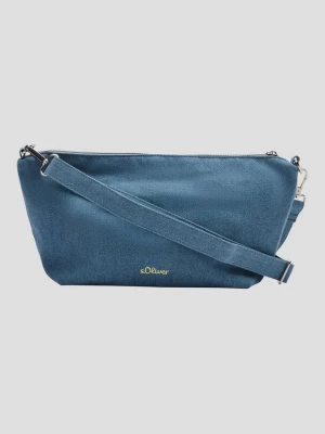 Obrázek produktu Crossbody taška z denimu, s ramenním popruhem s nastavitelnou délkou s.Oliver modrá