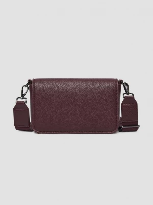 Obrázek produktu Crossbody taška z imitace kůže, s klopou a ramenním popruhem s logem s.Oliver červená