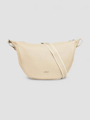 Obrázek produktu Crossbody taška z imitace kůže s nastavitelným ramenním popruhem s nastavitelnou délkou s.Oliver béžová