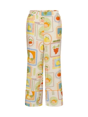Obrázek produktu CULTURE Kalhoty nebeská modř / limone / oranžová / červená / offwhite