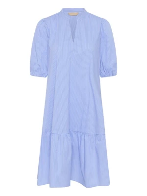 Obrázek produktu CULTURE Šaty 'CUEbony' azurová / šedá / bílá