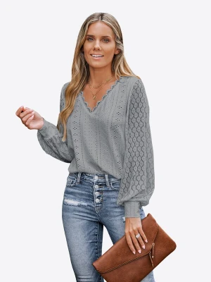 Obrázek produktu Cupshe Halenka 'Longsleeve' šedá