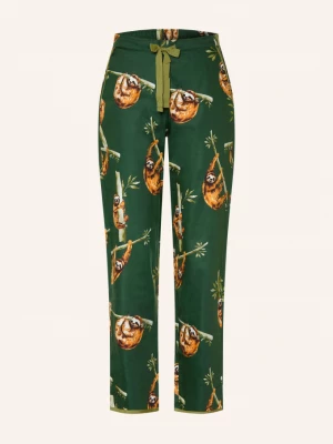 Obrázek produktu Cyberjammies Spací Kalhoty tmavě zelená / hnědá / tmavě oranžová