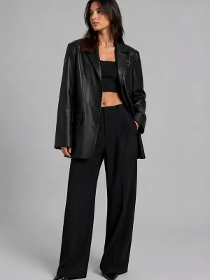 Obrázek produktu CYCAS D'OR Blejzr 'HYPE OVERSIZED LEATHER BLAZER' černá
